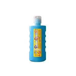 Peinture gouache liquide BASIC 500ml. BLEU CLAIR - PLAYCOLOR