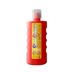 Peinture gouache liquide BASIC 1000ml. ROUGE - PLAYCOLOR