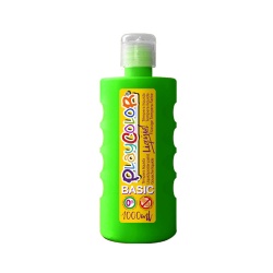 Peinture gouache liquide BASIC 1000ml. VERT FONCE - PLAYCOLOR