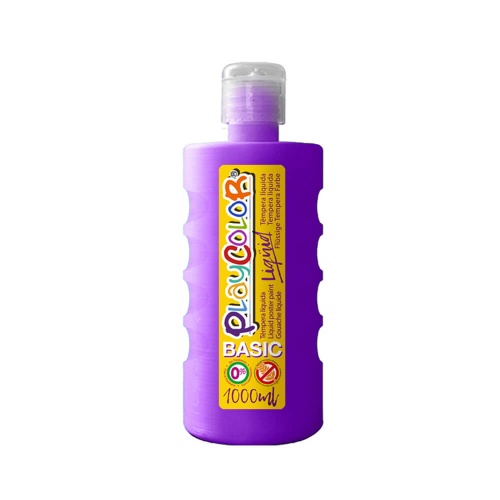 Peinture gouache liquide BASIC 1000ml. VIOLET - PLAYCOLOR