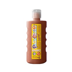 Peinture gouache liquide BASIC 1000ml. MARRON - PLAYCOLOR