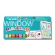 WINDOW ONE - Stick de peinture gouache solide 10 g pour fenêtre, céramique ou miroir - 12 couleurs assorties - PLAYCOLOR