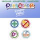 FINGER PAINT BASIC - Peinture au doigt - 250 ml. Couleur Jaune - PLAYCOLOR