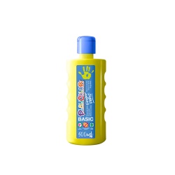 FINGER PAINT BASIC - Peinture au doigt - 500 ml. Couleur Jaune - PLAYCOLOR