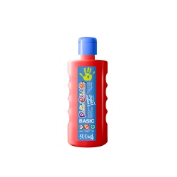 FINGER PAINT BASIC - Peinture au doigt - 500 ml. Couleur Rouge - PLAYCOLOR