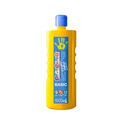 FINGER PAINT BASIC - Peinture au doigt - 1000 ml. Couleur Jaune - PLAYCOLOR