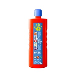 FINGER PAINT BASIC - Peinture au doigt - 1000 ml. Couleur Rouge - PLAYCOLOR