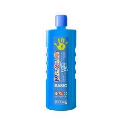 FINGER PAINT BASIC - Peinture au doigt - 1000 ml. Couleur Bleu - PLAYCOLOR
