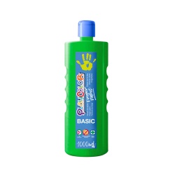FINGER PAINT BASIC - Peinture au doigt - 1000 ml. Couleur Vert - PLAYCOLOR