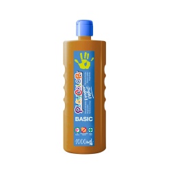 FINGER PAINT BASIC - Peinture au doigt - 1000 ml. Couleur Marron - PLAYCOLOR