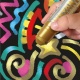 METALLIC ONE - 2 Sticks de peinture gouache solide 10 g - Couleur OR et ARGENT - PLAYCOLOR