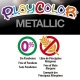 METALLIC ONE - 2 Sticks de peinture gouache solide 10 g - Couleur OR et ARGENT - PLAYCOLOR