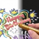 METALLIC POCKET - Stylo de peinture gouache solide 5 g - 6 couleurs assorties - PLAYCOLOR