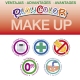 MAKE UP METALLIC POCKET - Stick de maquillage sans parabènes - 6 couleurs métalliques assorties - PLAYCOLOR