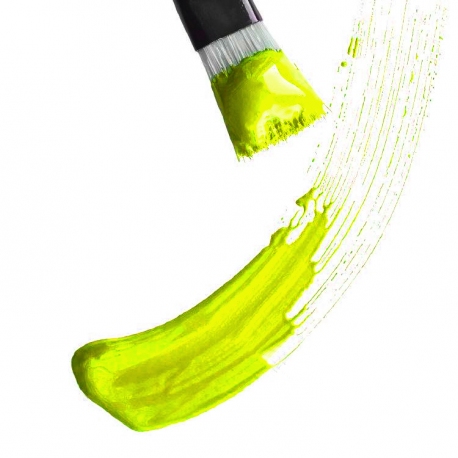 Peinture gouache liquide FLUO 250ml. JAUNE FLUO - PLAYCOLOR