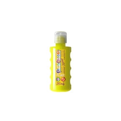 Peinture gouache liquide FLUO 250ml. JAUNE FLUO - PLAYCOLOR