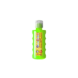 Peinture gouache liquide FLUO 250ml. VERT FLUO - PLAYCOLOR