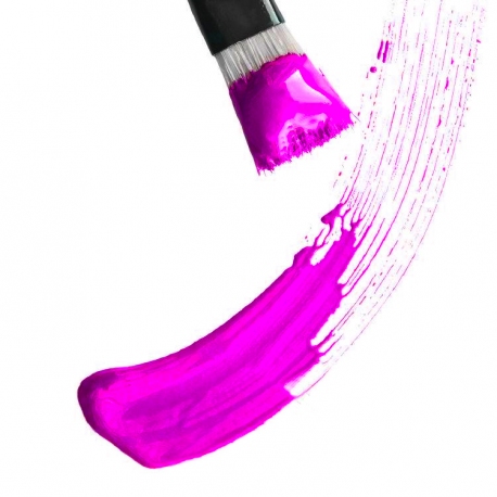 Peinture gouache liquide FLUO 250ml. ROSE FLUO - PLAYCOLOR