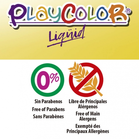 Lot de 12 pots de peinture gouache liquide BASIC - 40 ml. couleurs assorties - PLAYCOLOR