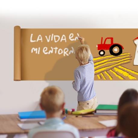 ROULEAU ADHESIF MURAL REPOSITIONABLE 0,60 x 6 mètre BLANC - PLAYCOLOR