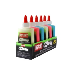 Lot de 6 Colles liquide avec paillettes - LUMINESCENTES GLOW 147ml - 6 couleurs assorties - INSTANT