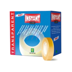 Lot de 24 rubans adhésifs 33m x 12mm - TRANSPARENT - INSTANT