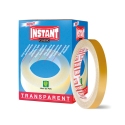 Lot de 12 rubans adhésifs 66m x 12mm TRANSPARENT - INSTANT
