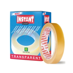 Lot de 8 rubans adhésifsF 66m x 19mm TRANSPARENT - INSTANT