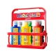 Lot de 6 Peinture gouache liquide BASIC 500ml avec casier de rangement - PLAYCOLOR