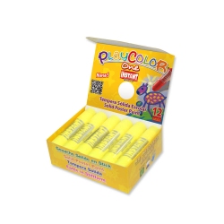 Sticks de peinture gouache solide 10g - BASIC ONE - 12 couleurs assorties