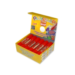 Sticks de peinture gouache solide 10g - BASIC ONE - 12 couleurs assorties