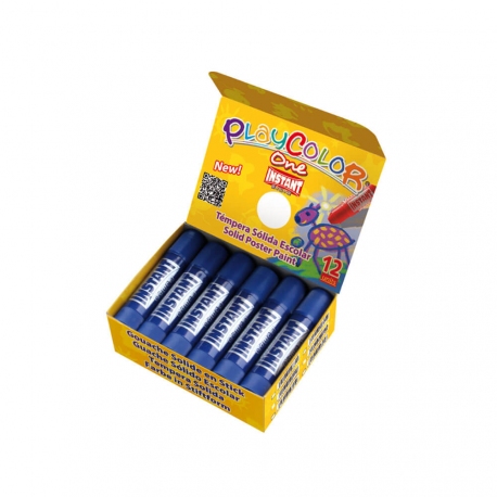 Sticks de peinture gouache solide 10g - BASIC ONE - 12 couleurs assorties