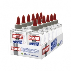 Lot de 6 Colles liquide transparente - SUPERCLEAR  266ml. - INSTANT