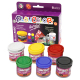 ACRYLIC BASIC - Lot de 6 pots de peinture acrylique - 40 ml. - 6 couleurs assorties - PLAYCOLOR